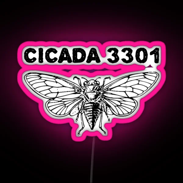 Cicada 3301 Puzzle RGB Neon Sign