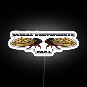 Cicada Convergence RGB Neon Sign