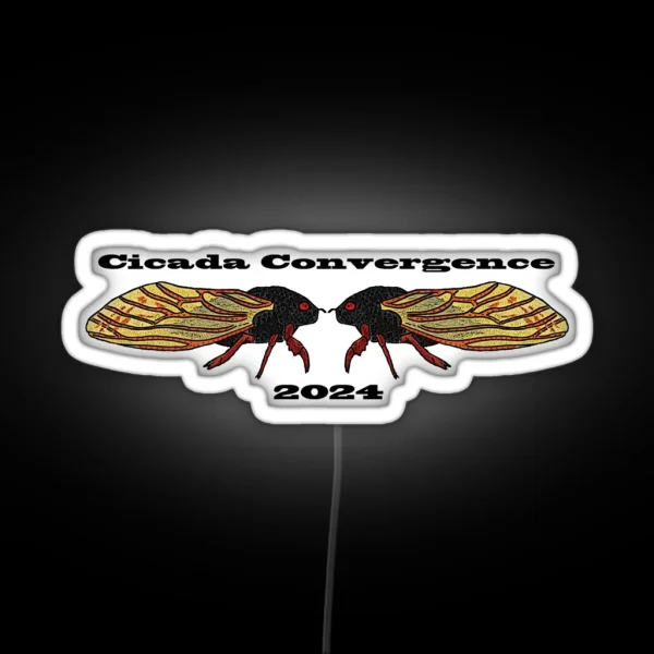 Cicada Convergence RGB Neon Sign