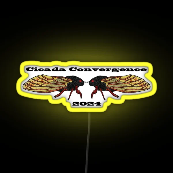 Cicada Convergence RGB Neon Sign
