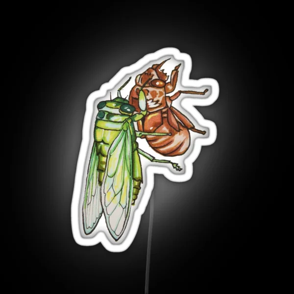 Cicada Emerging RGB Neon Sign
