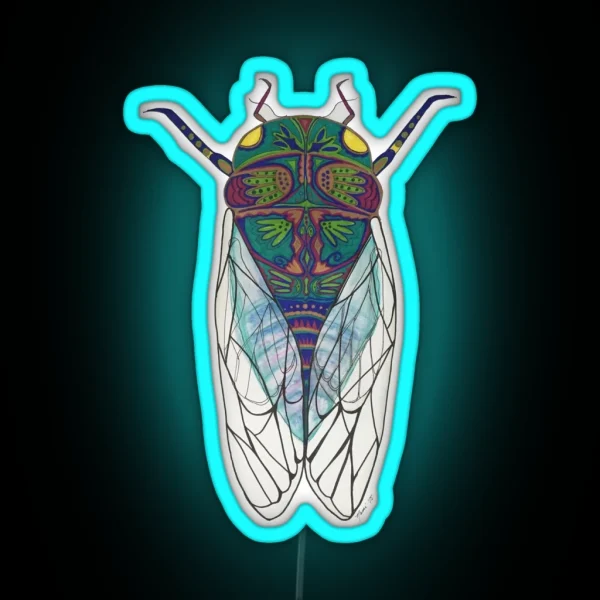 Cicada Magic RGB Neon Sign