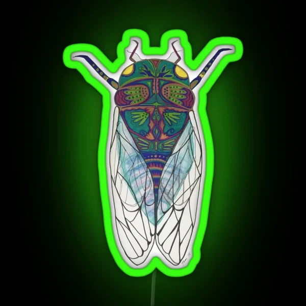 Cicada Magic RGB Neon Sign