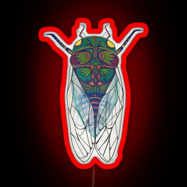 Cicada Magic RGB Neon Sign