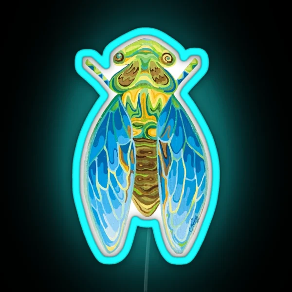 Cicada RGB Neon Sign