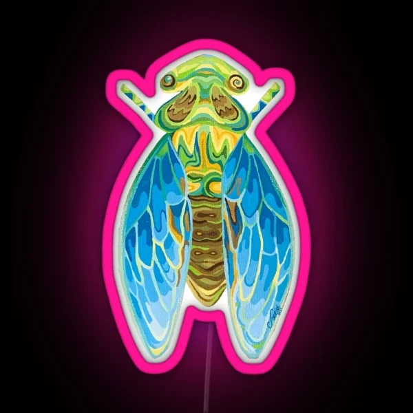 Cicada RGB Neon Sign