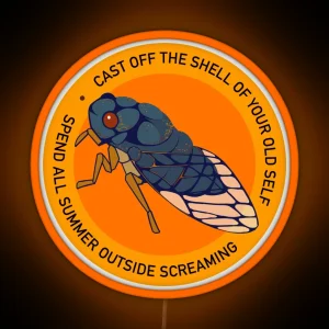 Cicada RGB Neon Sign