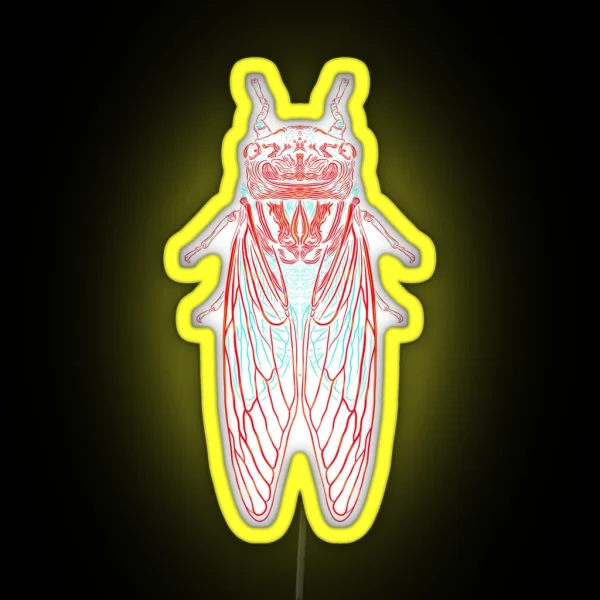 Cicada RGB Neon Sign