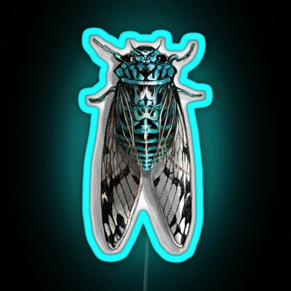 Cicada RGB Neon Sign