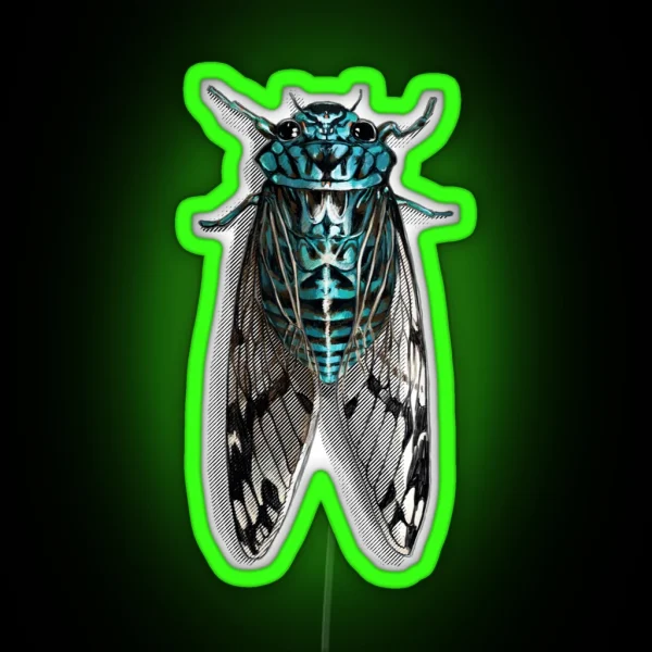 Cicada RGB Neon Sign