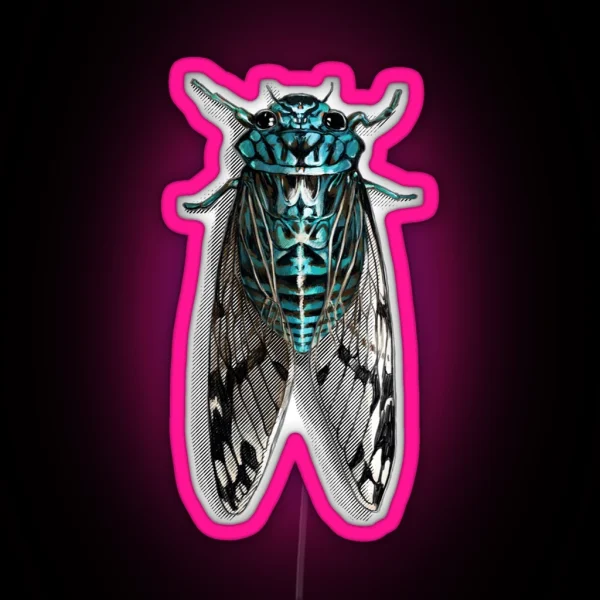 Cicada RGB Neon Sign