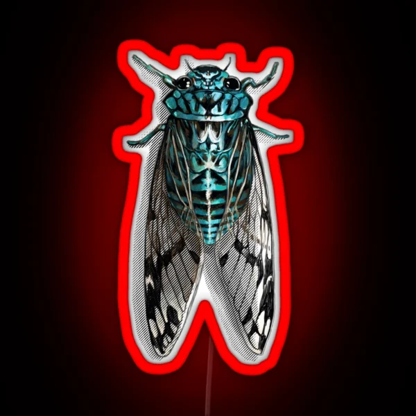 Cicada RGB Neon Sign
