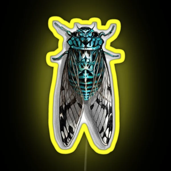 Cicada RGB Neon Sign