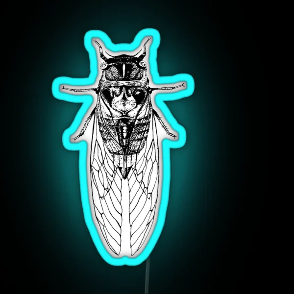 Cicada RGB Neon Sign