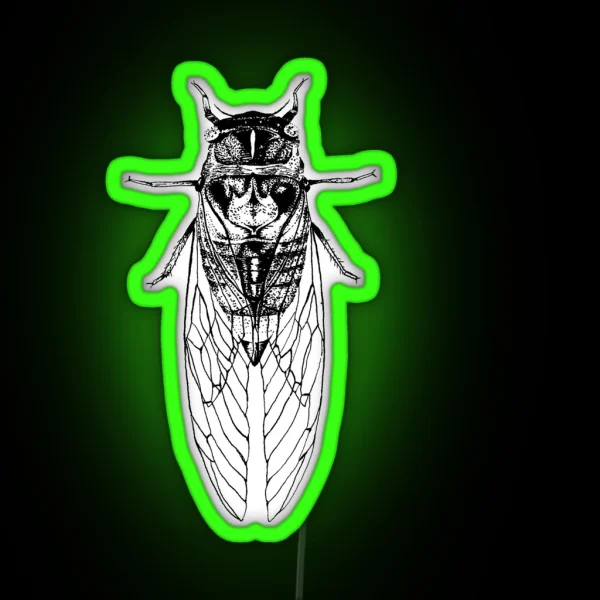 Cicada RGB Neon Sign