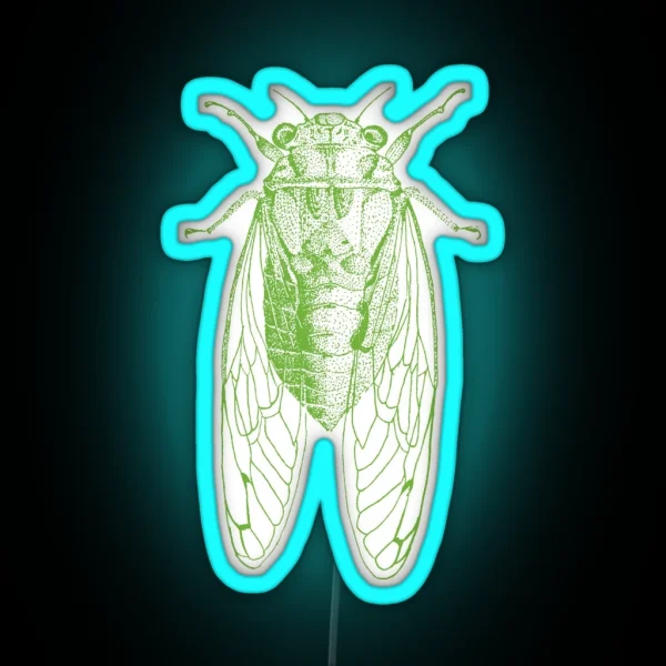 Cicada RGB Neon Sign