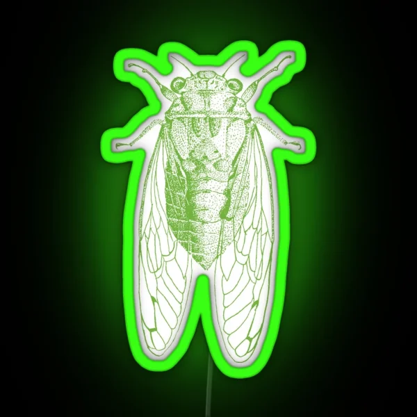 Cicada RGB Neon Sign