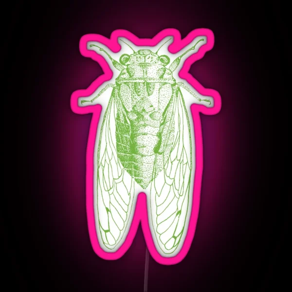 Cicada RGB Neon Sign