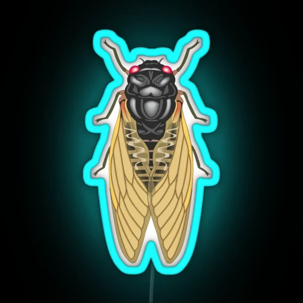 Cicada RGB Neon Sign