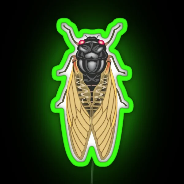 Cicada RGB Neon Sign