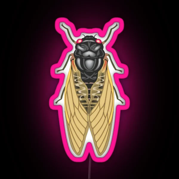 Cicada RGB Neon Sign