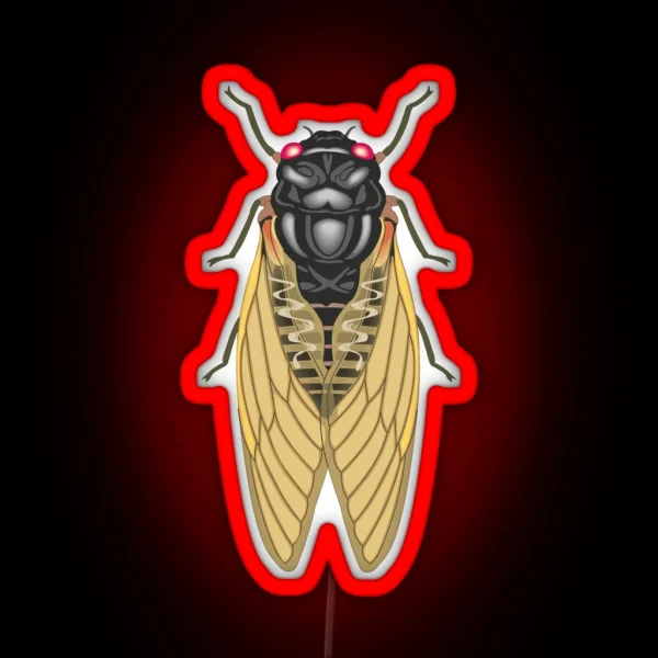 Cicada RGB Neon Sign