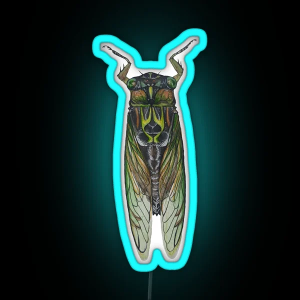 Cicada RGB Neon Sign