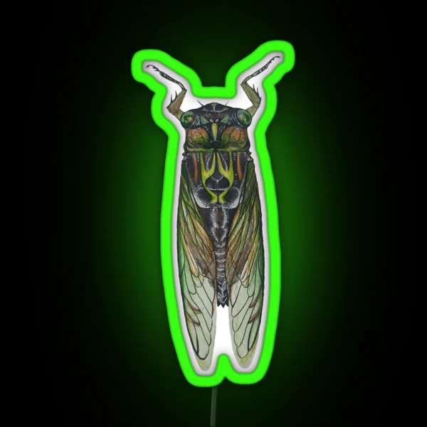 Cicada RGB Neon Sign