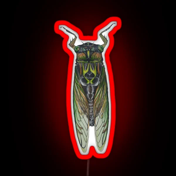 Cicada RGB Neon Sign