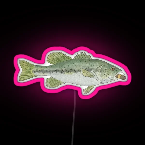 Cigar Largemouth RGB Neon Sign