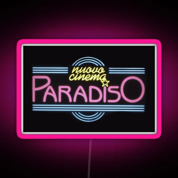 Cinema Paradiso Neon Sign RGB Neon Sign