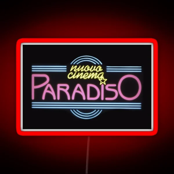 Cinema Paradiso Neon Sign RGB Neon Sign