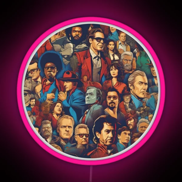 Cinematic Icons RGB Neon Sign