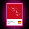 Circuit Ricardo Tormo Info RGB Neon Sign - Image 6