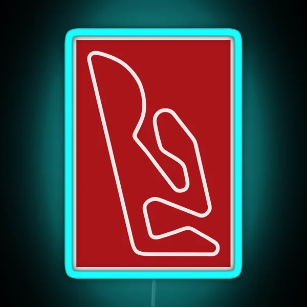 Circuit Ricardo Tormo Outline RGB Neon Sign