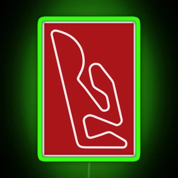Circuit Ricardo Tormo Outline RGB Neon Sign