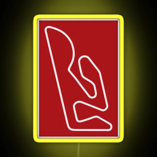 Circuit Ricardo Tormo Outline RGB Neon Sign