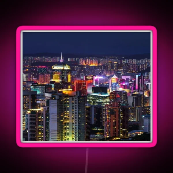 City RGB Neon Sign
