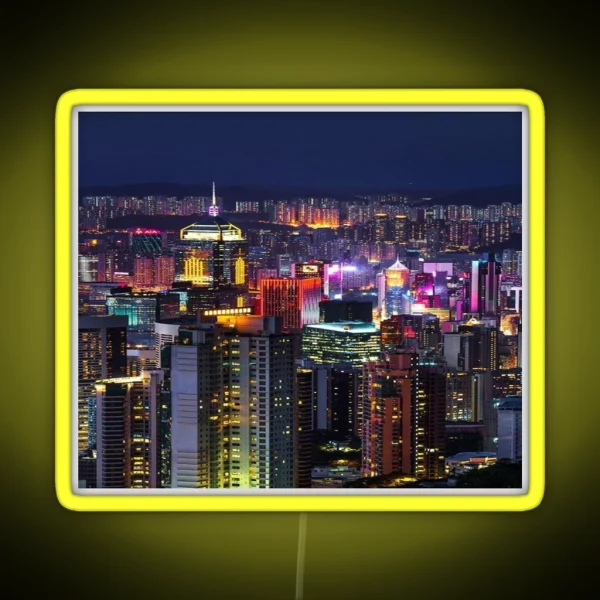 City RGB Neon Sign