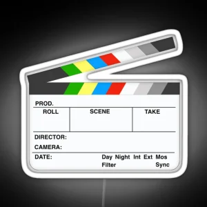 Clapperboard RGB Neon Sign