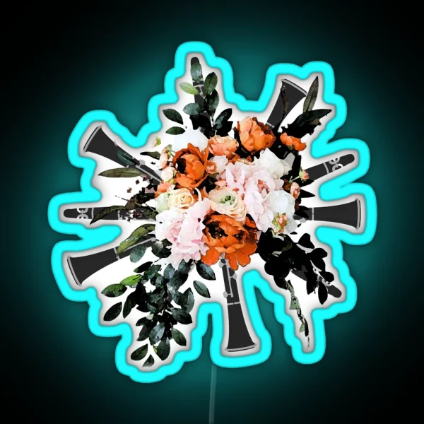 Clarinet Bouquet RGB Neon Sign