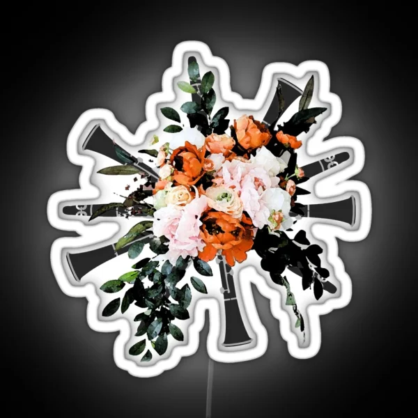 Clarinet Bouquet RGB Neon Sign