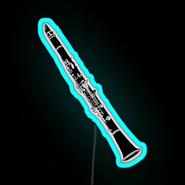 Clarinet Led RGB Neon Sign