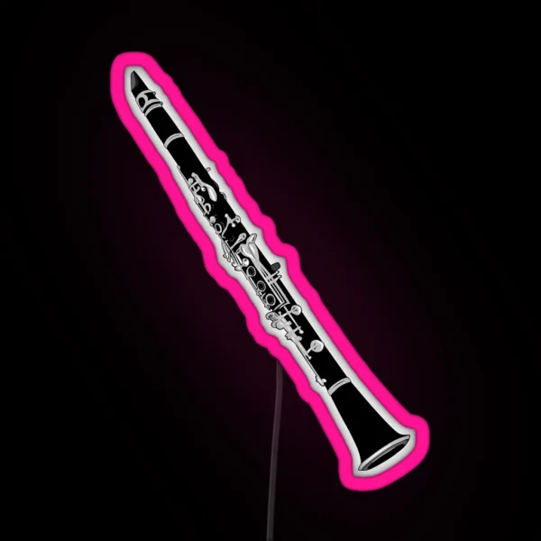 Clarinet Led RGB Neon Sign