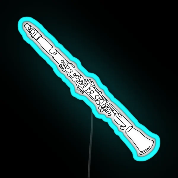 Clarinet RGB Neon Sign