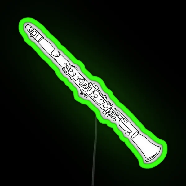 Clarinet RGB Neon Sign