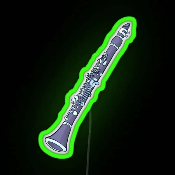 Clarinet RGB Neon Sign