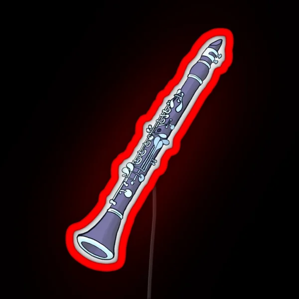 Clarinet RGB Neon Sign