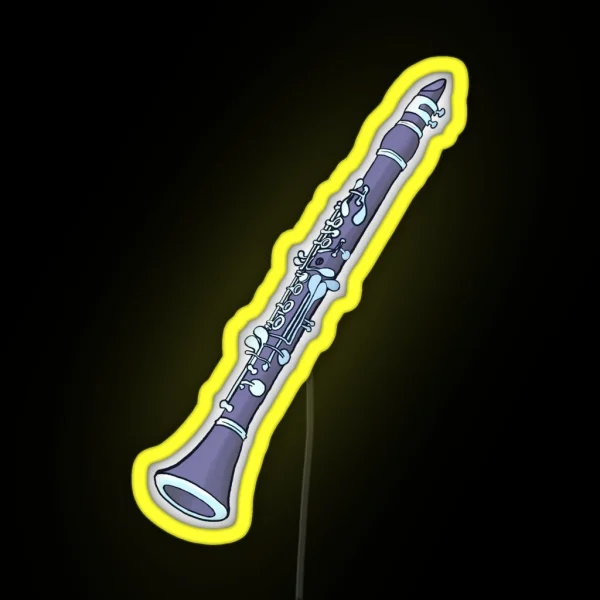 Clarinet RGB Neon Sign