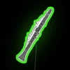 Clarinet With Cursive Script RGB Neon Sign - Image 4